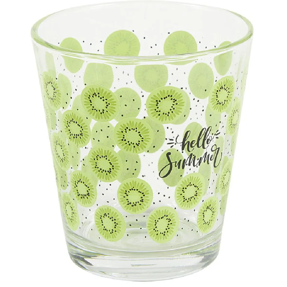 Gifi Verre à eau motifs fruits exotiques 25,5 cl - Summer time| Vaisselle Et Accessoires De Table