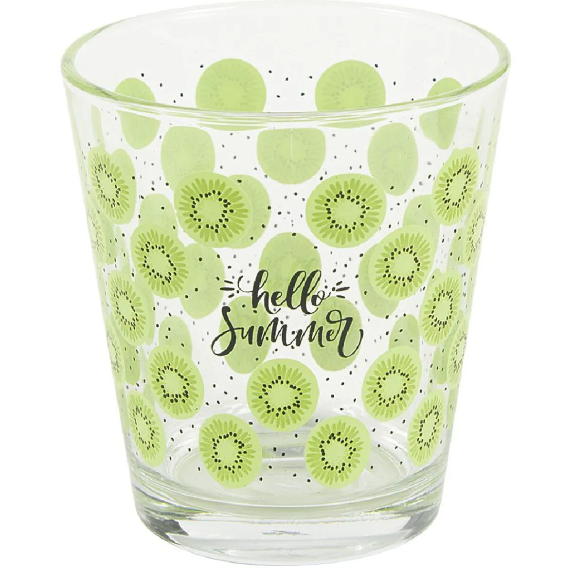 Gifi Verre à eau motifs fruits exotiques 25,5 cl - Summer time| Vaisselle Et Accessoires De Table
