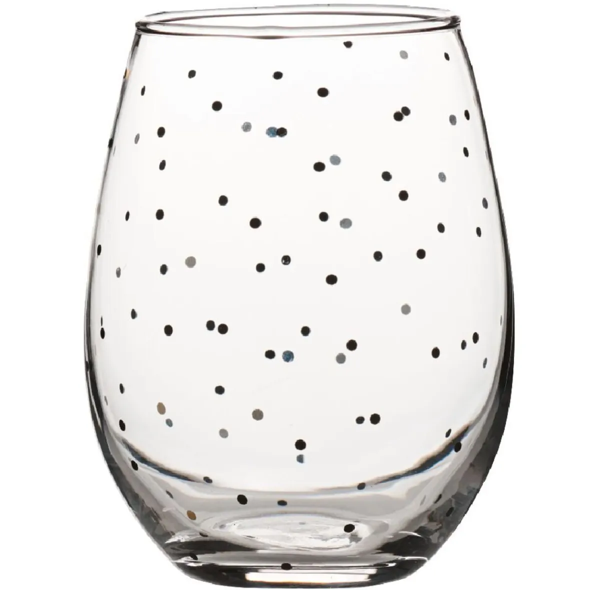 Vaisselle Et Accessoires De Table<Gifi Verre à eau transparent motif pois
