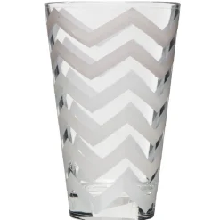 Vaisselle Et Accessoires De Table<Gifi Verre à orangeade design géométrique chevron blanc