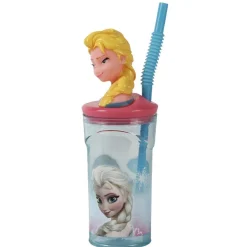 Gifi Verre à paille figurine La Reine des Neiges Elsa| Vaisselle Et Accessoires De Table