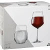 Vaisselle Et Accessoires De Table<Gifi Verre à pied 47 cl x4 avec gobelet en verre 40 cl x4