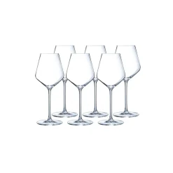 Gifi Verre à pied cristallin gamme Ultime 47 cl x6| Vaisselle Et Accessoires De Table