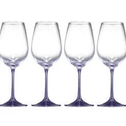 Gifi Verre à vin à pied 35 cl x4| Vaisselle Et Accessoires De Table