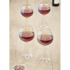 Gifi Verre à vin irisé x4| Vaisselle Et Accessoires De Table