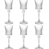 Gifi Verre à vin Lady Diamond transparent 19 cl x6| Vaisselle Et Accessoires De Table
