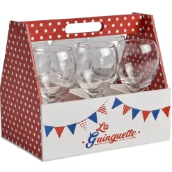 Gifi Verre à vin x6| Vaisselle Et Accessoires De Table