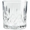 Gifi Verre à whisky transparent ciselé 33 cl x4| Vaisselle Et Accessoires De Table