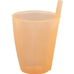 Gifi Verre avec paille intégrée transparent| Vaisselle Et Accessoires De Table