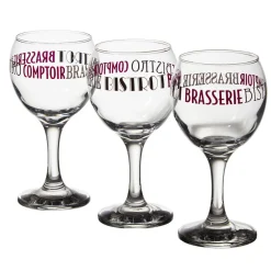 Gifi Verre ballon 21 cl x 3| Vaisselle Et Accessoires De Table