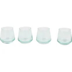 Gifi Verre bas bleu Ø8,6xH8,3cm 29cl x4| Vaisselle Et Accessoires De Table