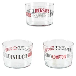 Gifi Verre bas Bodega design Le bistrot des copains x3| Vaisselle Et Accessoires De Table