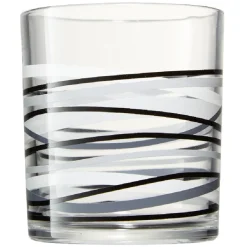 Gifi Verre bas motif rayure graphique 25 cl x 6| Vaisselle Et Accessoires De Table