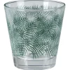 Vaisselle Et Accessoires De Table<Gifi Verre bas style tropical motif feuillage 25cl x3