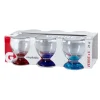 Gifi Verre bas sur pied coloré x6| Vaisselle Et Accessoires De Table