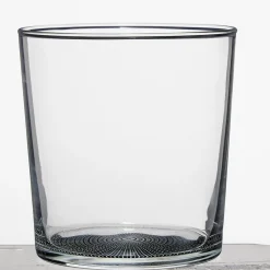 Gifi Verre bas transparent fond imprimé 34,5 cl| Vaisselle Et Accessoires De Table