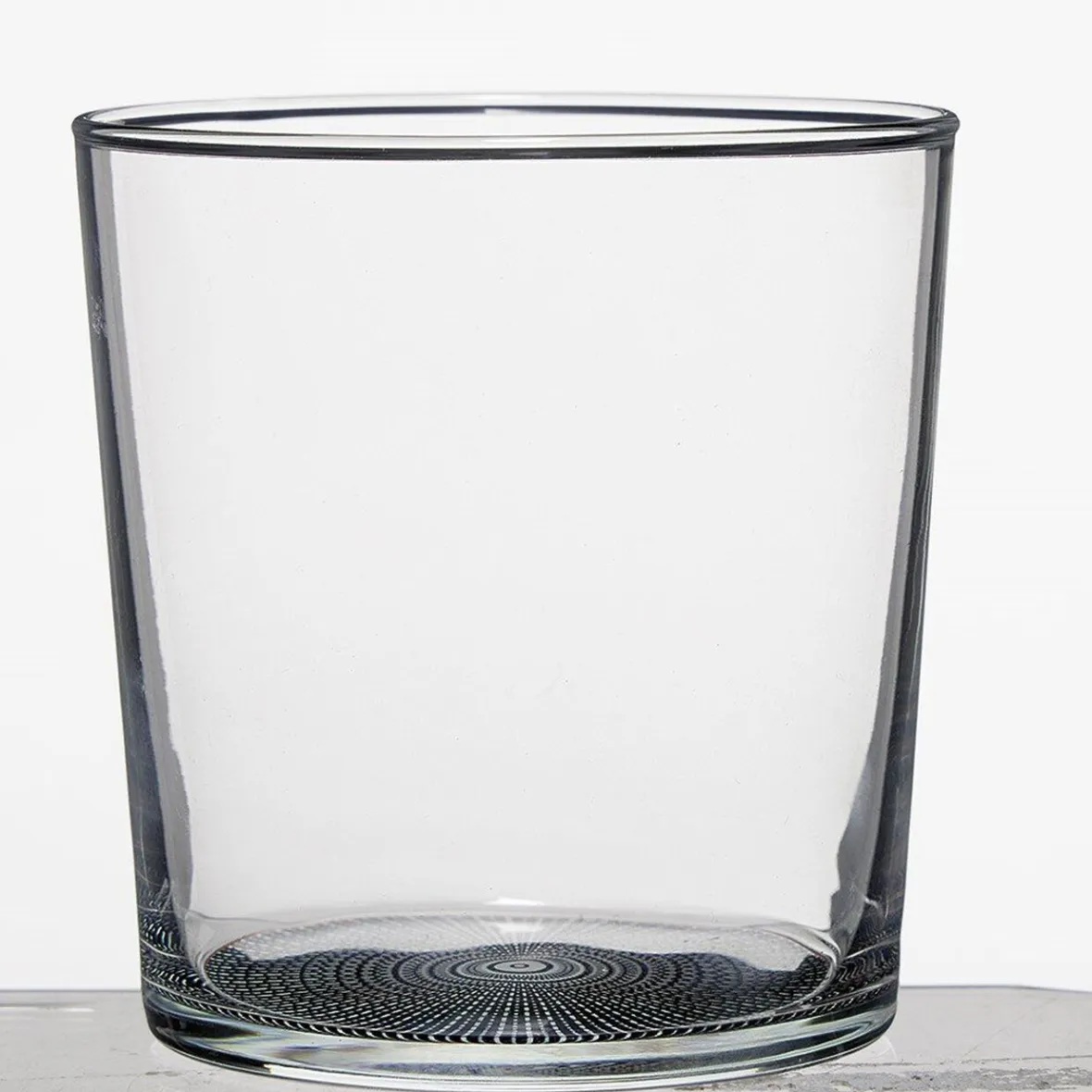Gifi Verre bas transparent fond imprimé 34,5 cl| Vaisselle Et Accessoires De Table