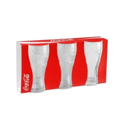 Gifi Verre Coca-Cola transparent x3| Vaisselle Et Accessoires De Table