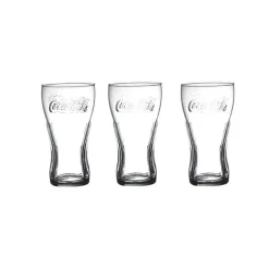 Gifi Verre Coca-Cola transparent x3| Vaisselle Et Accessoires De Table
