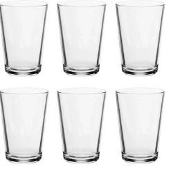 Gifi Verre haut 210 ml x 6| Vaisselle Et Accessoires De Table