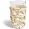 Vaisselle Et Accessoires De Table<Gifi Verre haut transparent avec raphia Ø8xH12,5cm