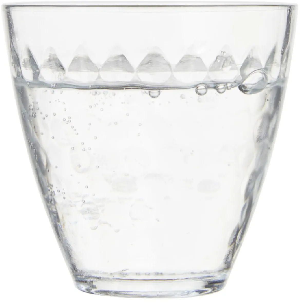 Gifi Verre transparent design point relief 25 cl x12| Vaisselle Et Accessoires De Table