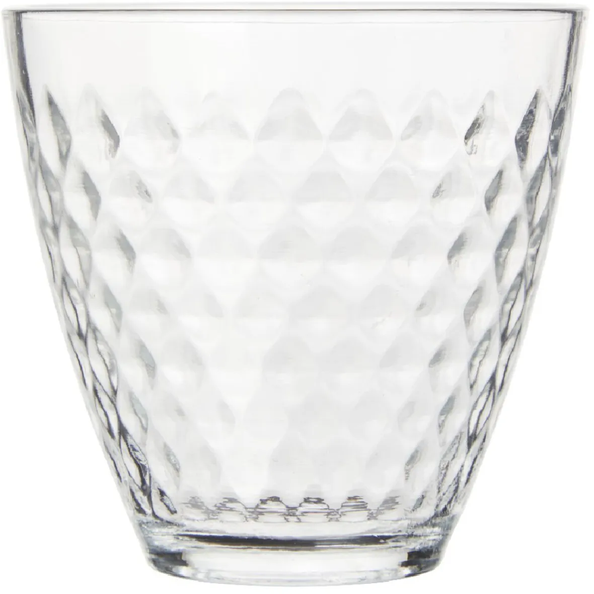 Gifi Verre transparent design point relief 25 cl x12| Vaisselle Et Accessoires De Table