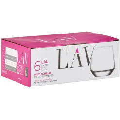 Gifi Verrine LAV en verre transparent 9,5 cl x6| Vaisselle Et Accessoires De Table