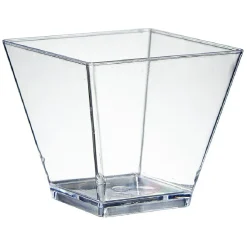 Gifi Verrine x50 + mini-cuillère x50 réutilisable transparent| Vaisselle Et Accessoires De Table