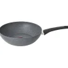 Cuisson<Gifi Wok Tefal aluminium effet pierre Ø28cm