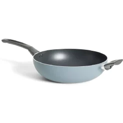 Cuisson<Gifi Wok tous feux dont induction thermosensor aluminium Ø28cm