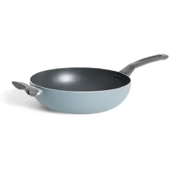 Cuisson<Gifi Wok tous feux dont induction thermosensor aluminium Ø28cm