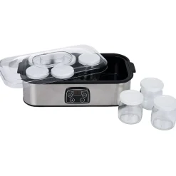Petit Électroménager<Gifi Yaourtière 8 pots en aluminium gris